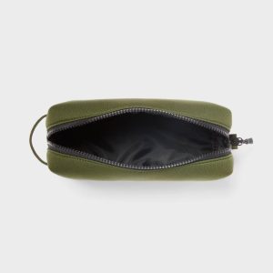 Compact Travel Toiletry Organizer - Recycled Neoprene - Olive