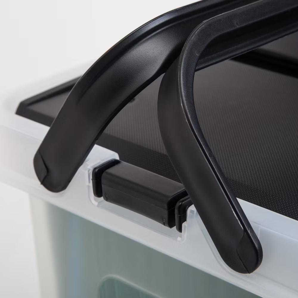 USA Portable Letter Size File Box with Handle for Hanging Folders - Image 34