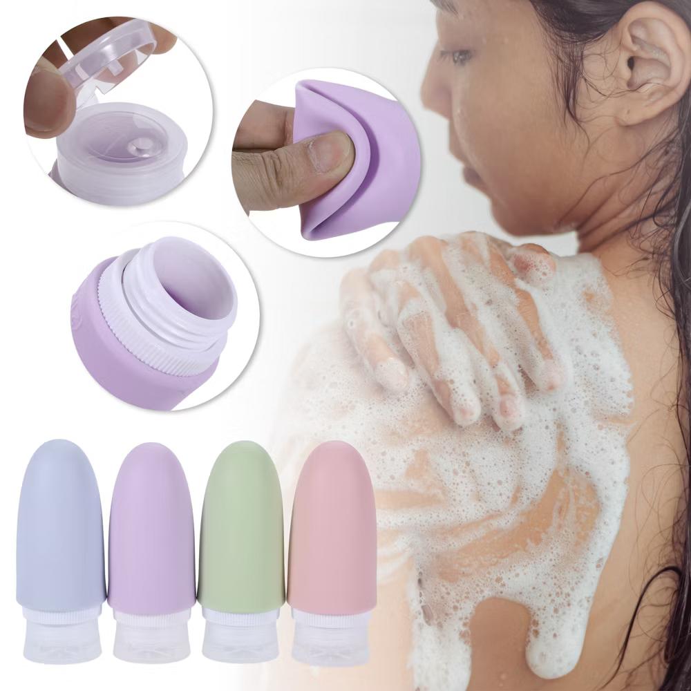 Refillable Silicone Travel Container Set 4 Pcs - Image 2