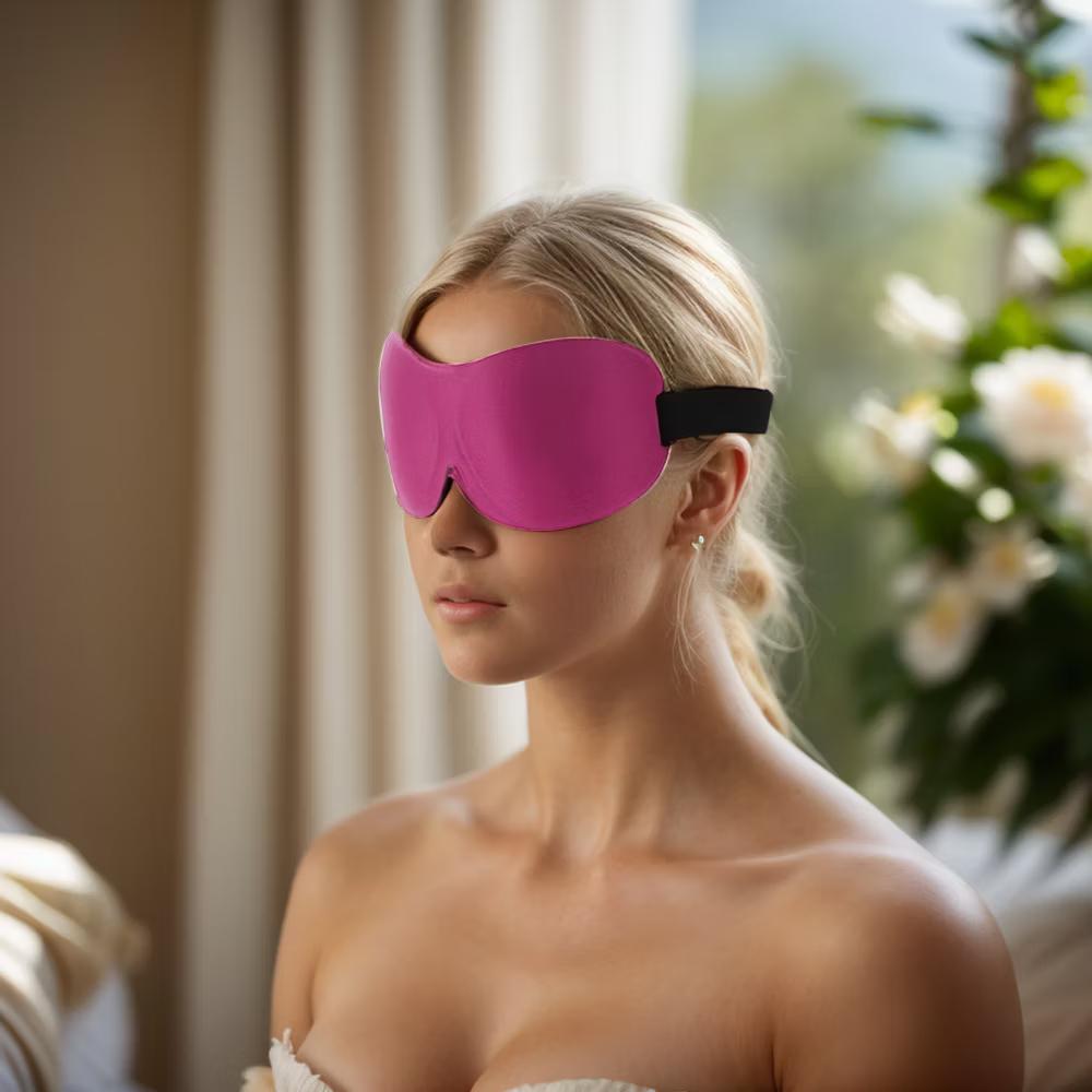 Breathable 3D Sleep Mask Magic Tapes 1 Pc - Image 32