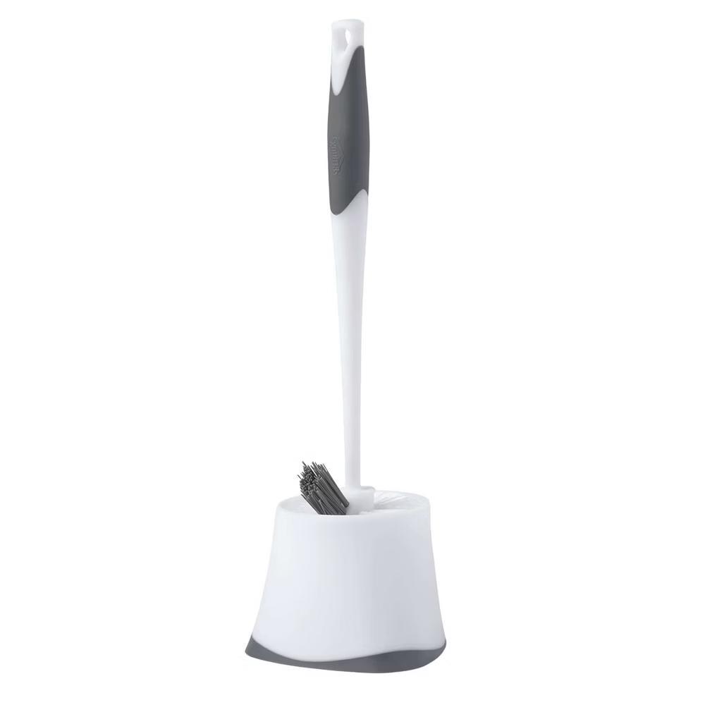 Corner Toilet Brush & Holder