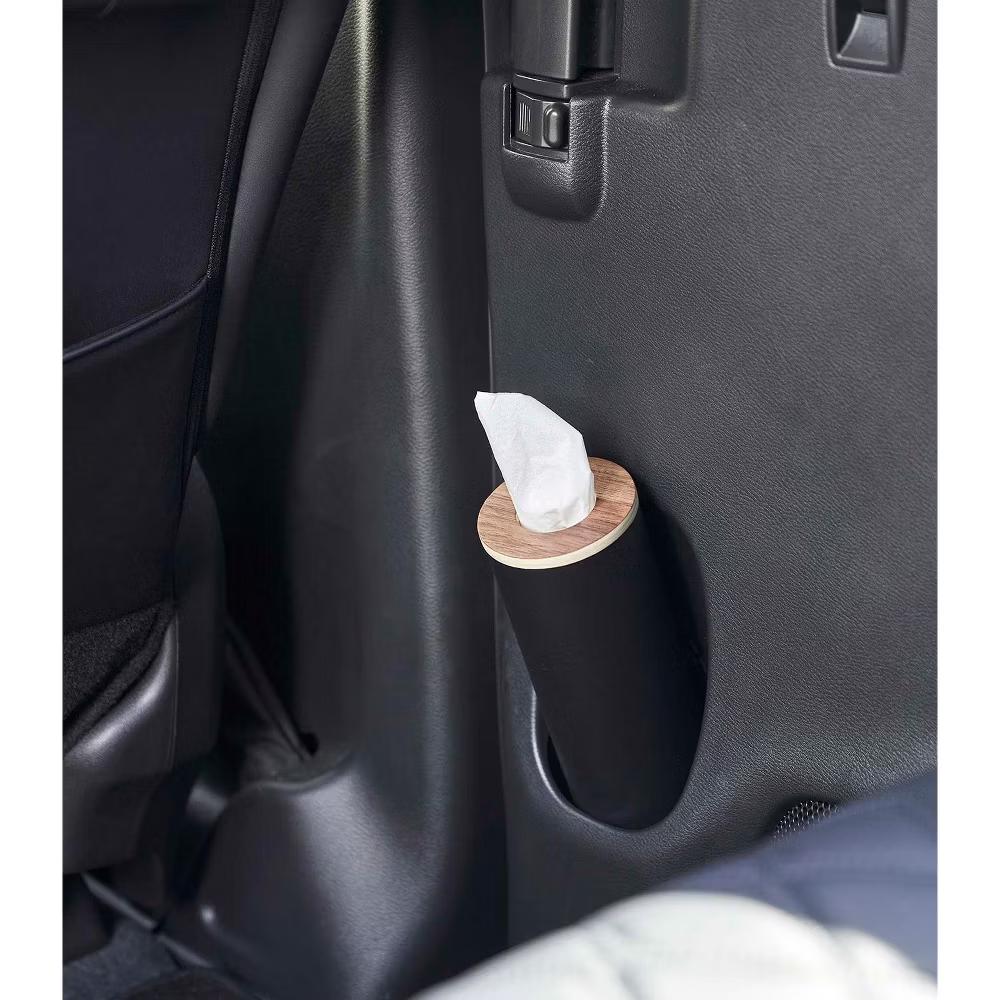 Home Round Tissue Case - Steel Wood - Image 7