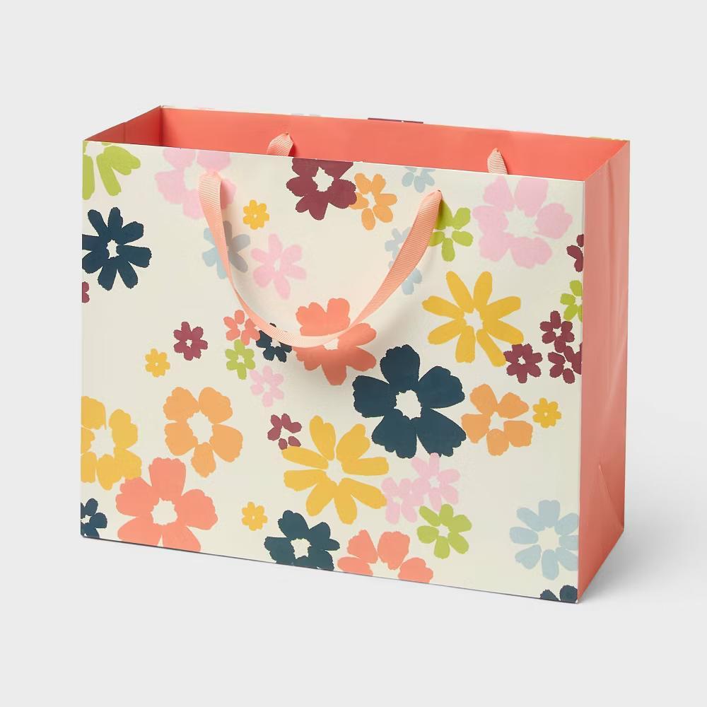 Medium Floral Gift Bag Colorful