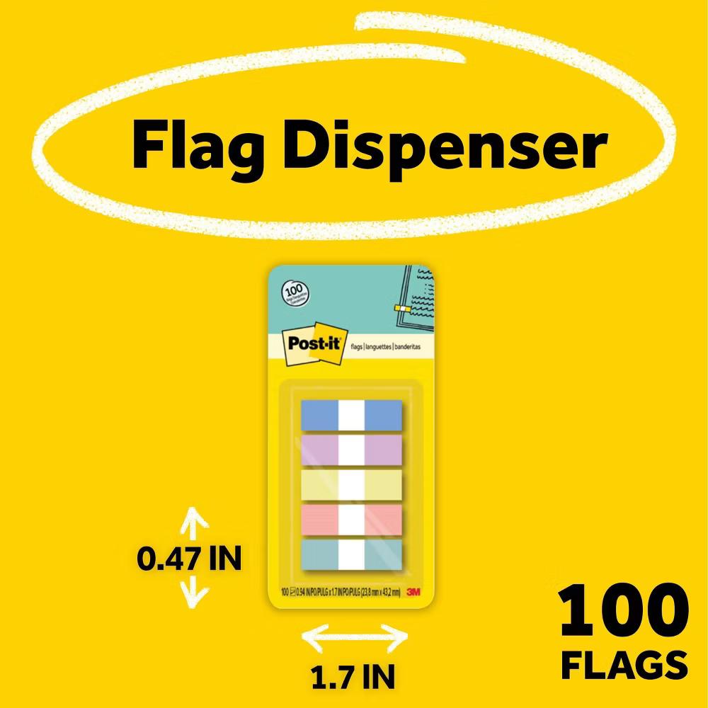 Pastel Adhesive Sticky Flags 100ct - Image 2