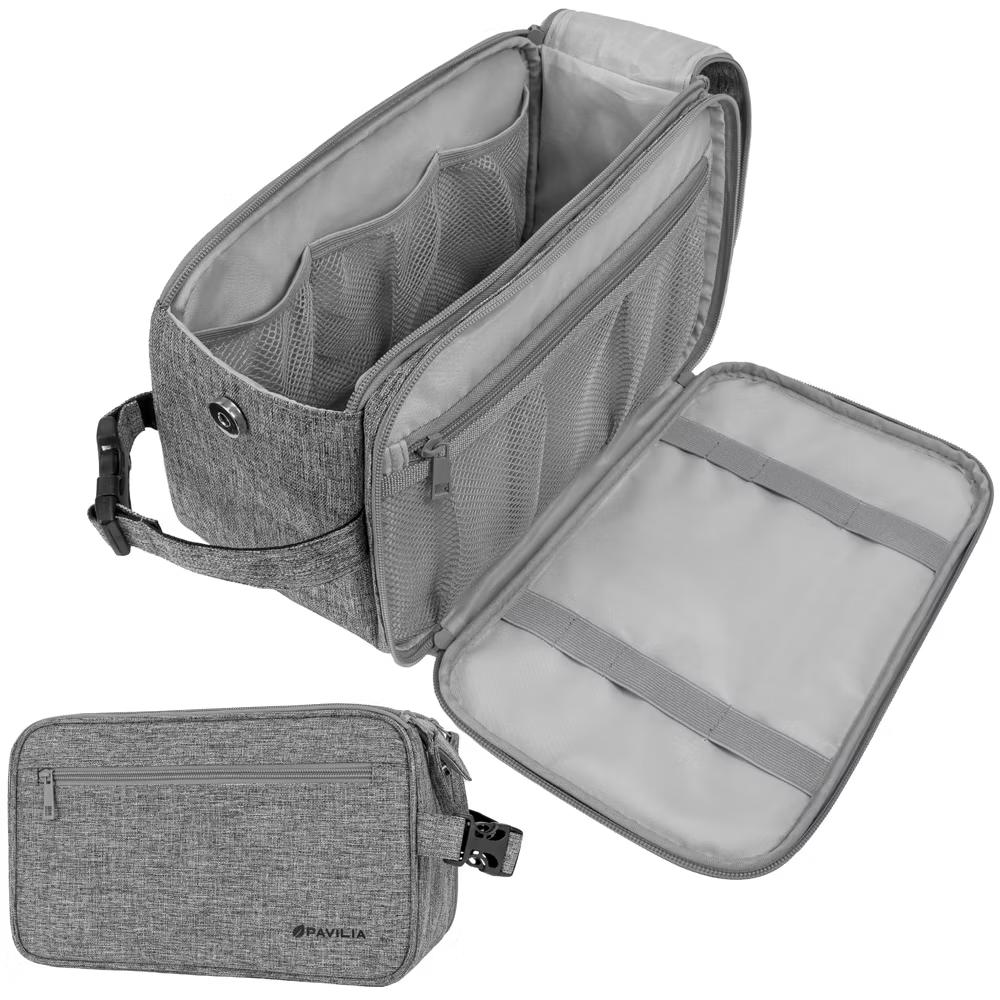 Toiletry Bag for Men, Travel Essentials Shaving Dopp Kit, Water Resistant Cosmetic Makeup Organizer Case - Image 31