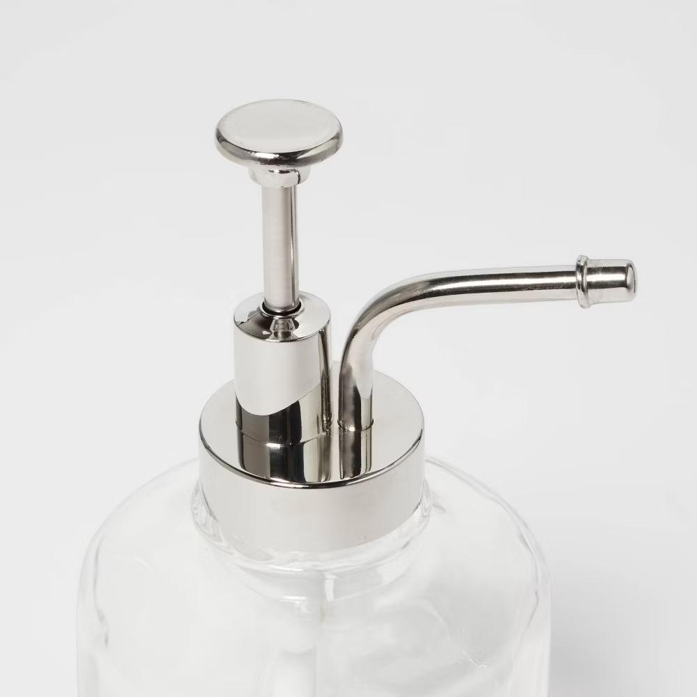 Oil Can Soap Pump Clear