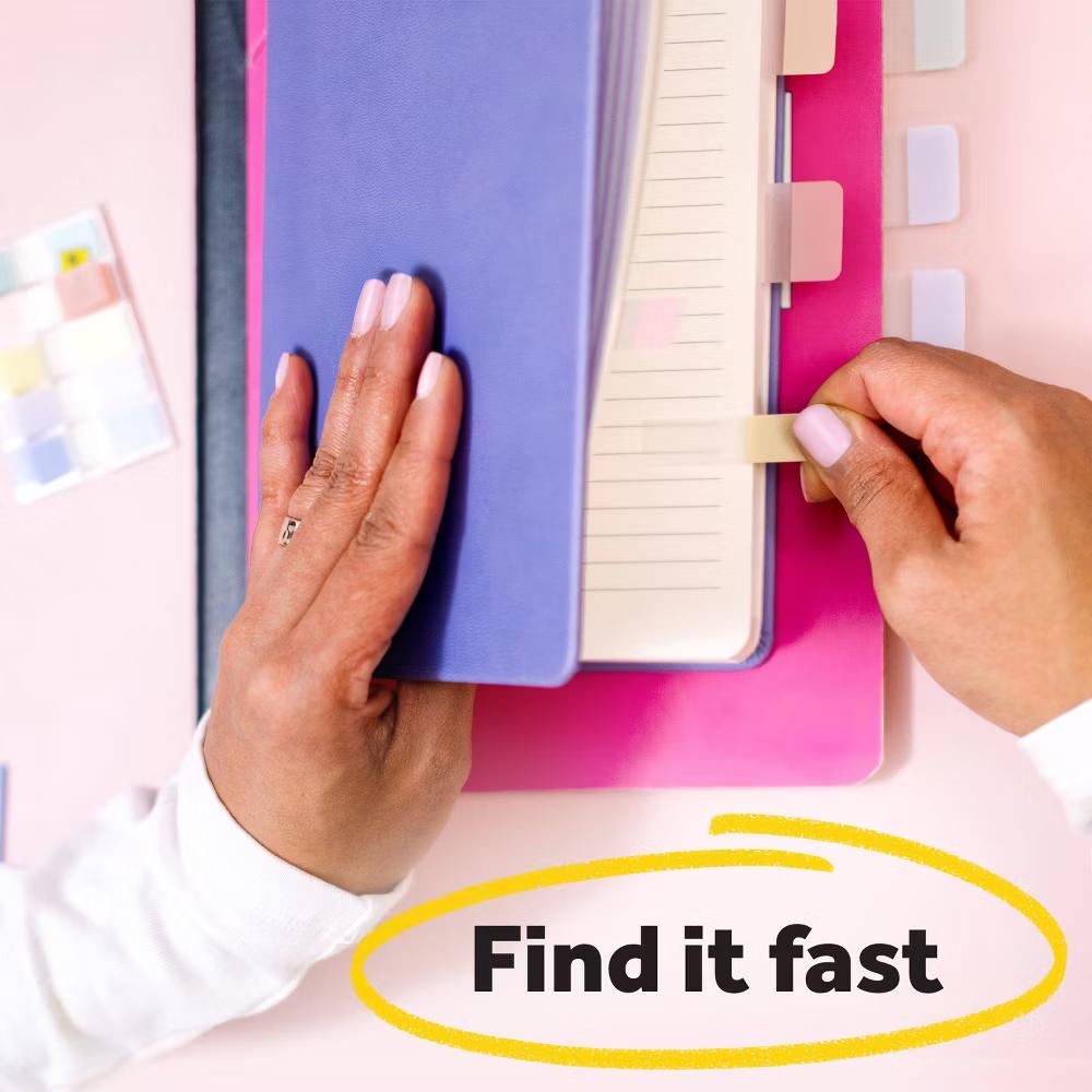 Pastel Adhesive Sticky Flags 100ct - Image 4
