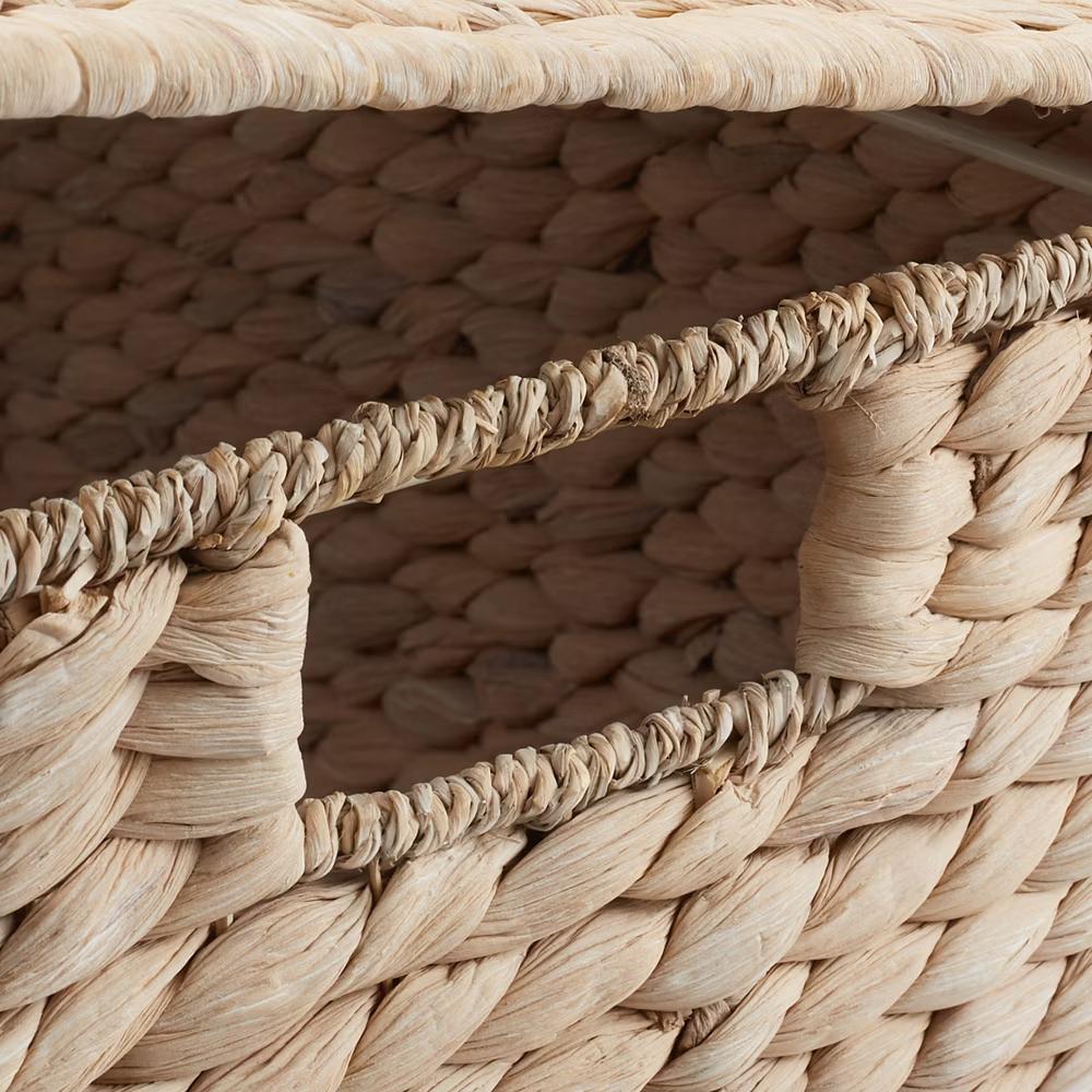 Casafield Rolling Filing Cabinet - Water Hyacinth Hanging File Folder Organizer on Wheels, Home Office Storage - Image 25
