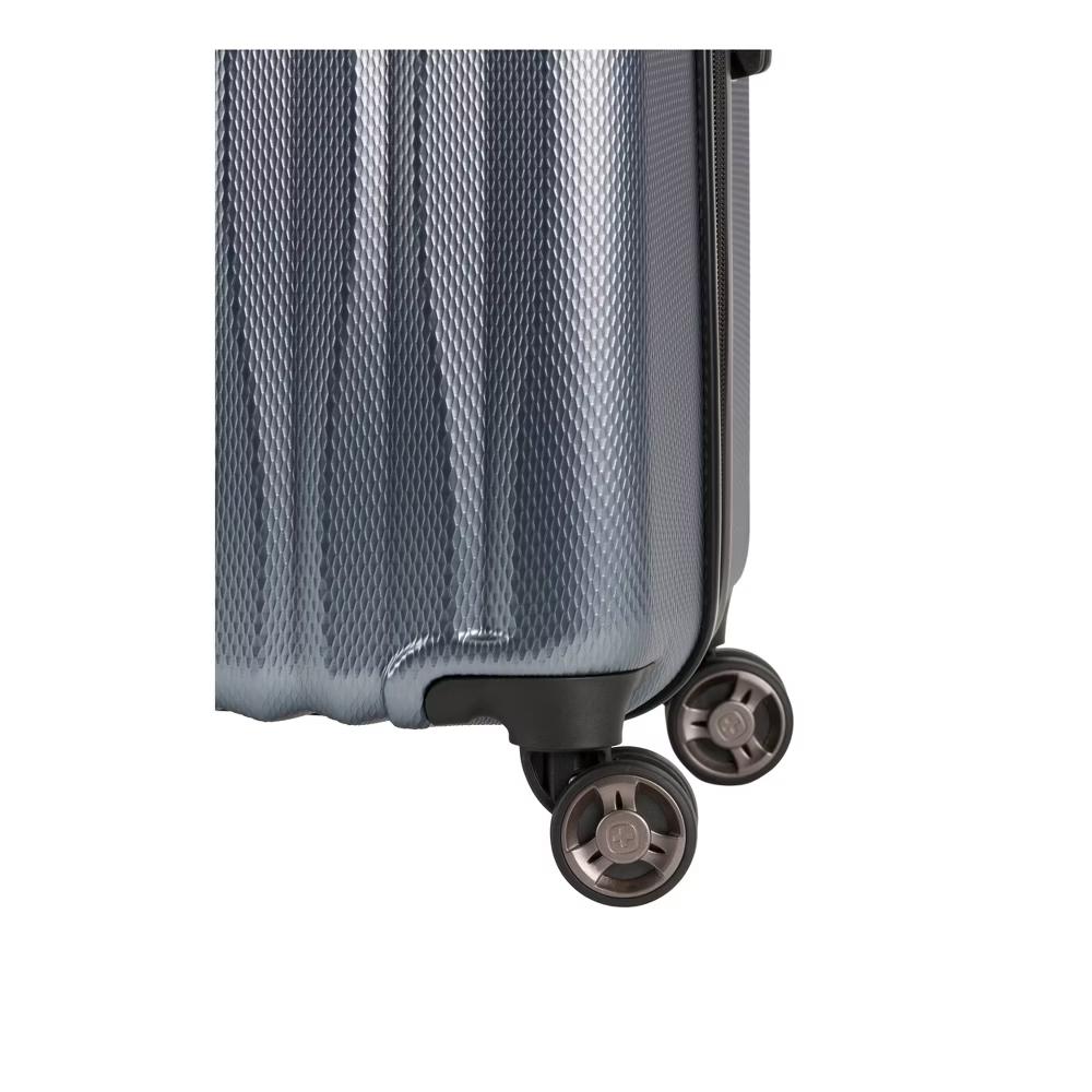 Energie Hardside Large Checked Spinner Wheels Suitcase - Image 22