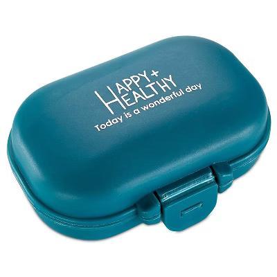 MEDca Pill Organizer: 4 Compartment Travel Medication Carry Case: A Daily Box Vitamin Organizer for Your Pocket or Purse
