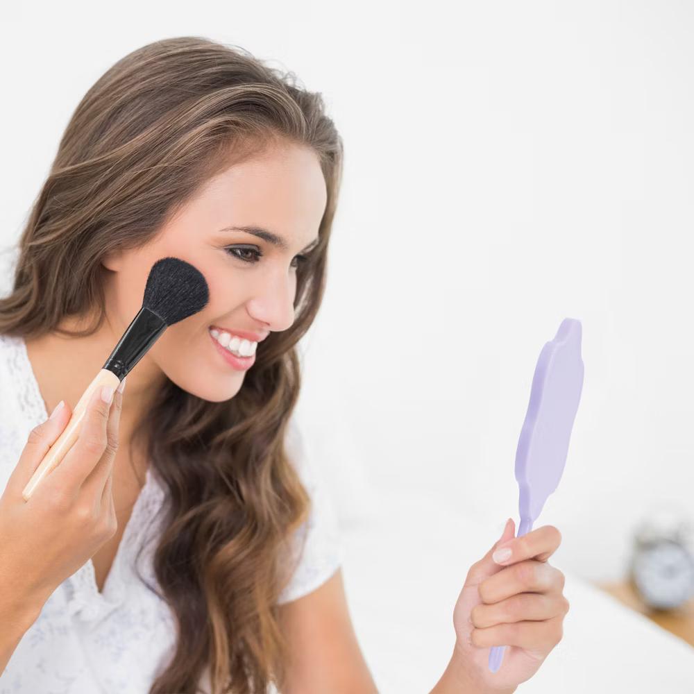 Flower Shaped Handheld Mirror 1 Pc - Image 6