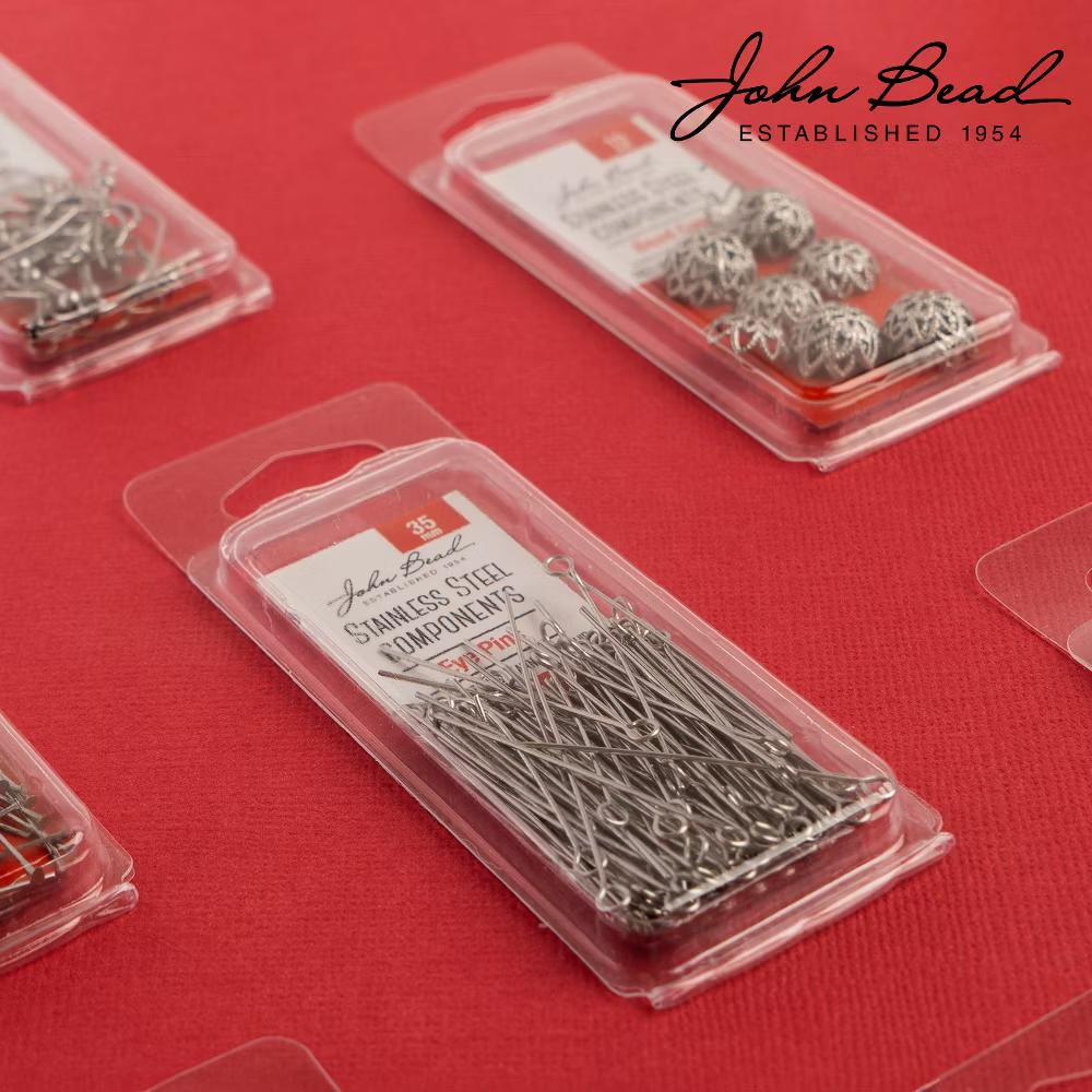 12pcs (9mm) Stainless Steel Pinch Bail Jewelry Findings Kit - Image 6