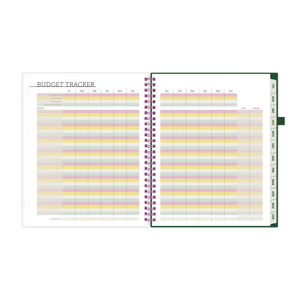 Blue Sky Your Year College Weekly/Monthly Planner Wirebound 7"x9" Green Date - Image 6