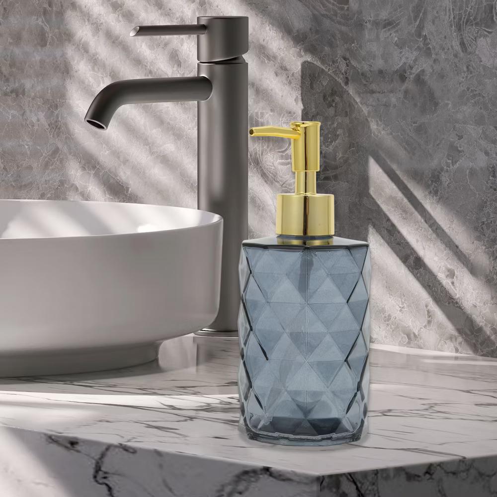 Reusable Diamond-shaped Soap Dispenser 11.16oz 1 Pc - Image 14