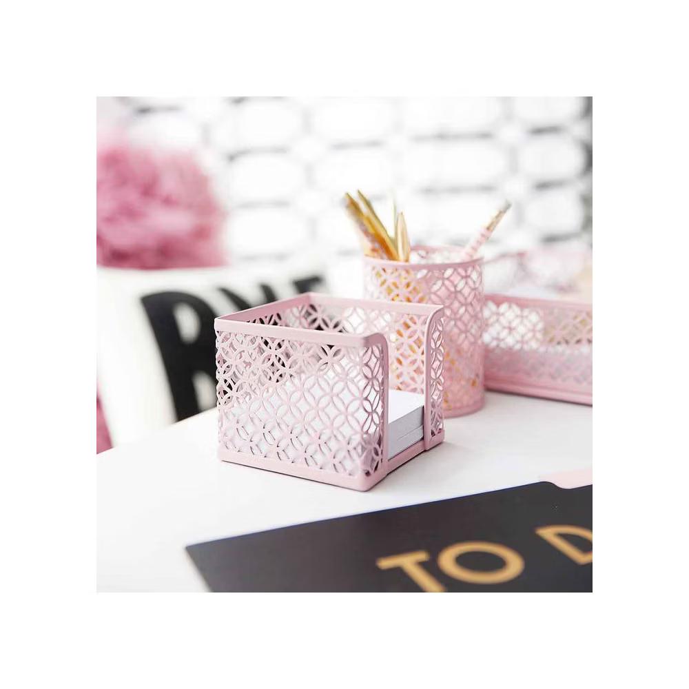 Blu Monaco Desk Organizer Set - 6-Piece Desk Accessories for Mail, Sticky Notes, Pens, Magazines & Documents - Image 30