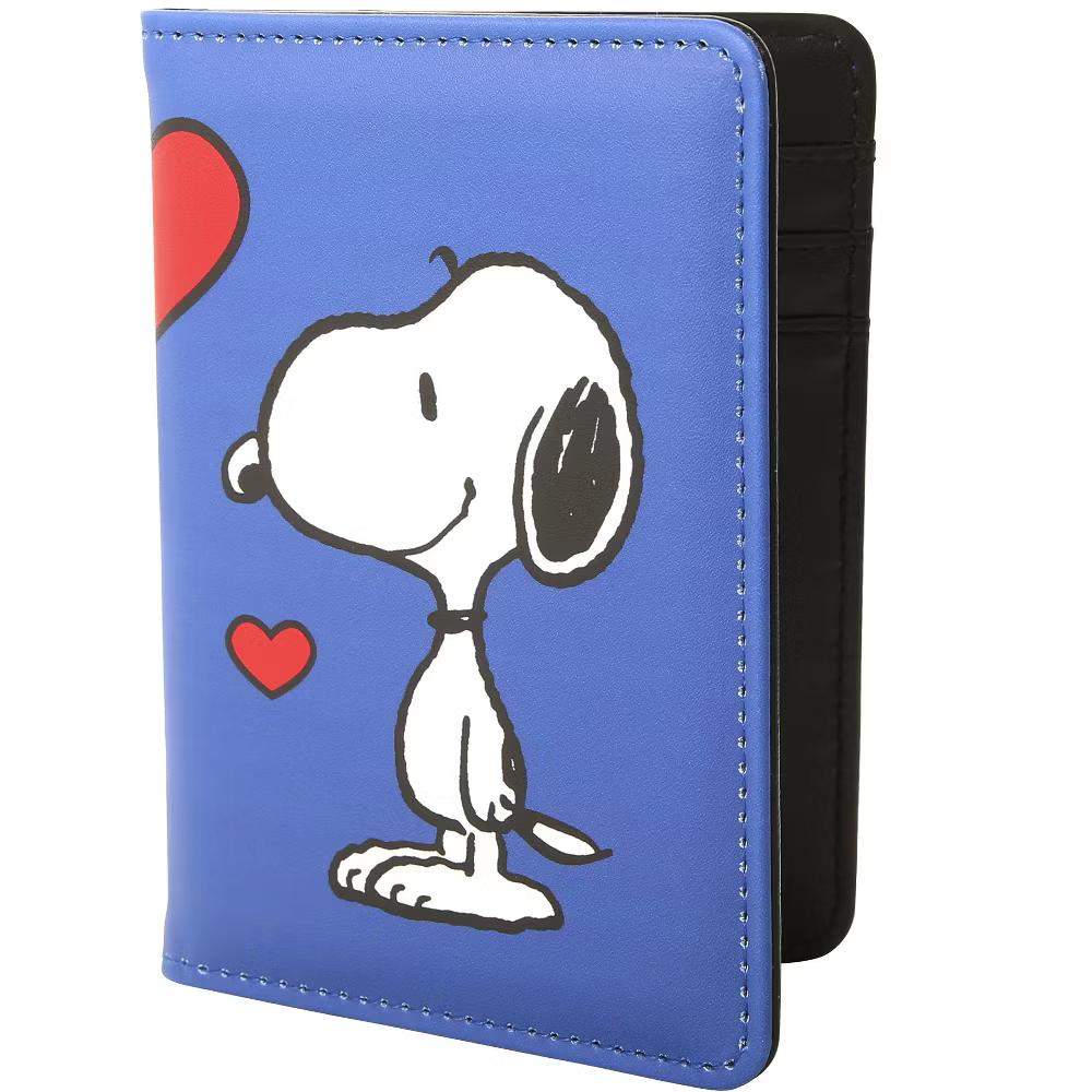 Peanuts Snoopy Blue Heart Woodstock Passport Holder - Image 4