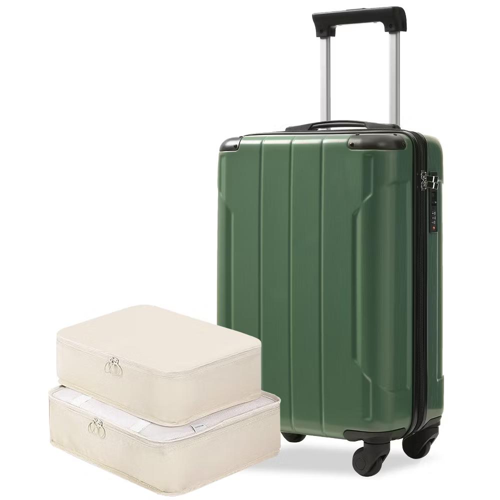 20" Hardshell Carry-On Luggage with 2 Packing Cubes & Spinner Wheels & TSA Lock, Lightweight ABS Suitcase - ModernLuxe - Image 23