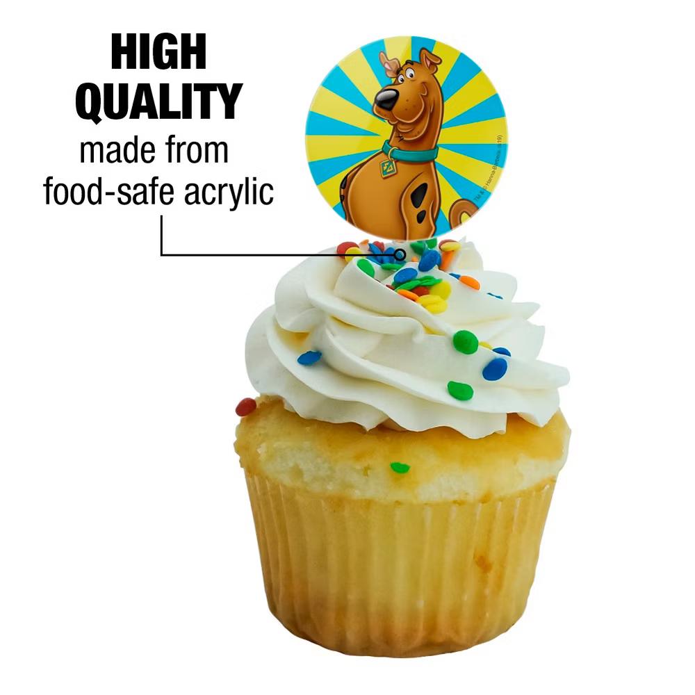 Scooby Doo Character Cupcake Picks Toppers Decoration Set of 6 - Image 4