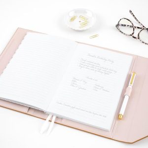 Essentials Organizer and Notebook Rose