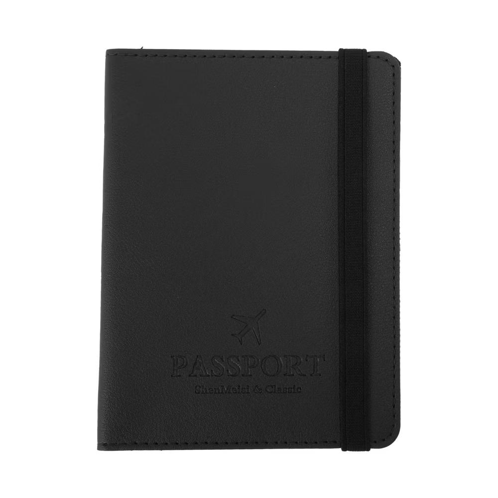 Simple Elastic Strap Passport Holder 1 Pc
