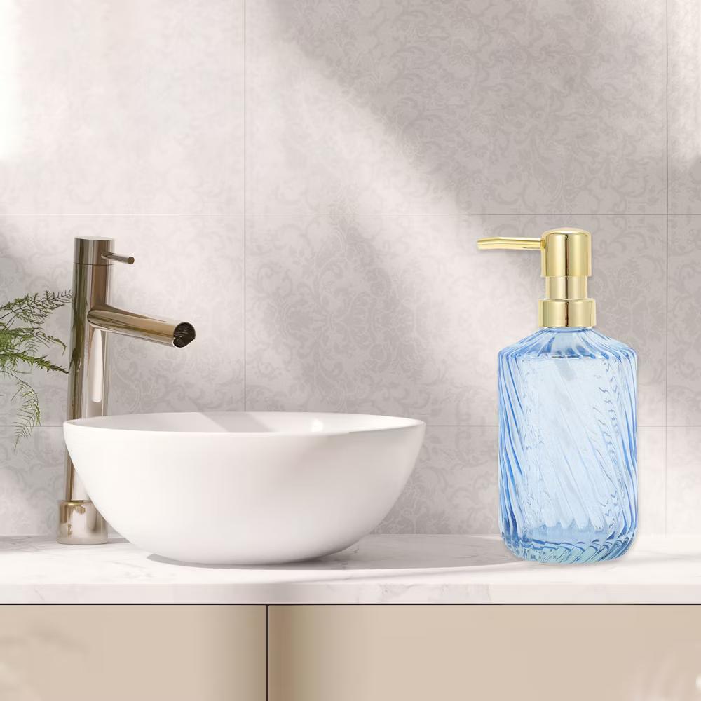 Durable Cylinder Twill Lines Soap Dispenser 1 Pc - Image 23