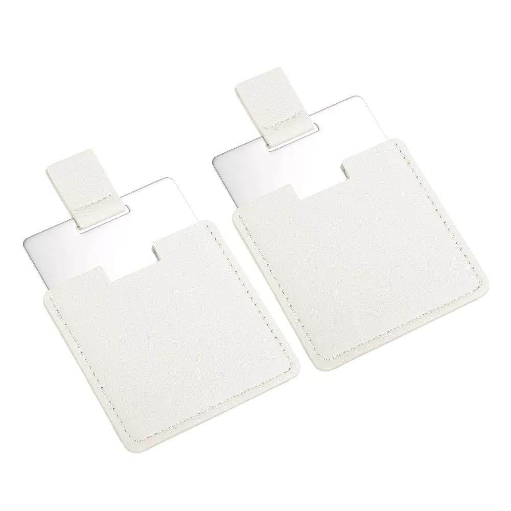 Stainless Steel Women Travel Makeup Mini Folding Mirror 2 Pcs - Image 19