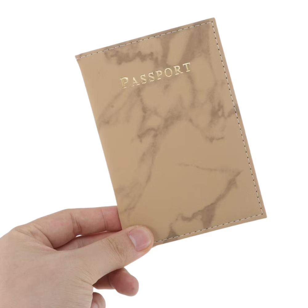 Marble Passport Holder Copper Tone 1 Pc - Image 3