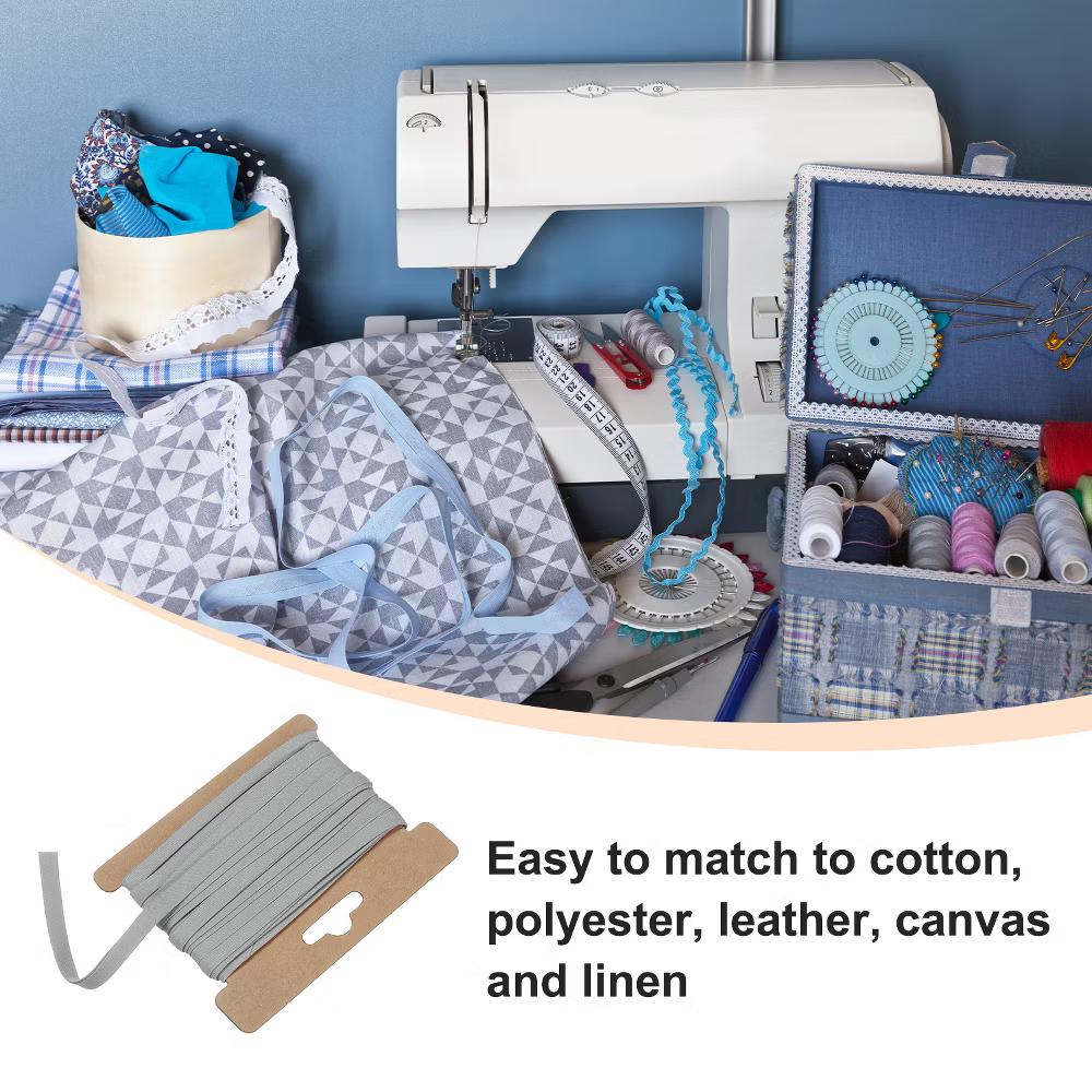 Cotton Durable Washable Double Fold Bias Tape Bias Tape 1 Pc - Image 42