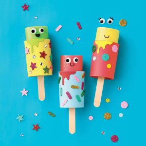 3ct Summer Craft Pop-Up Popsicles Activity Kit