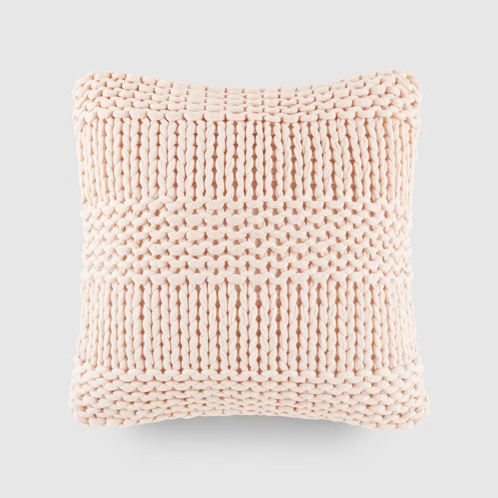Cozy Chunky Knit Throw Pillow Cover And Pillow Insert - Image 5