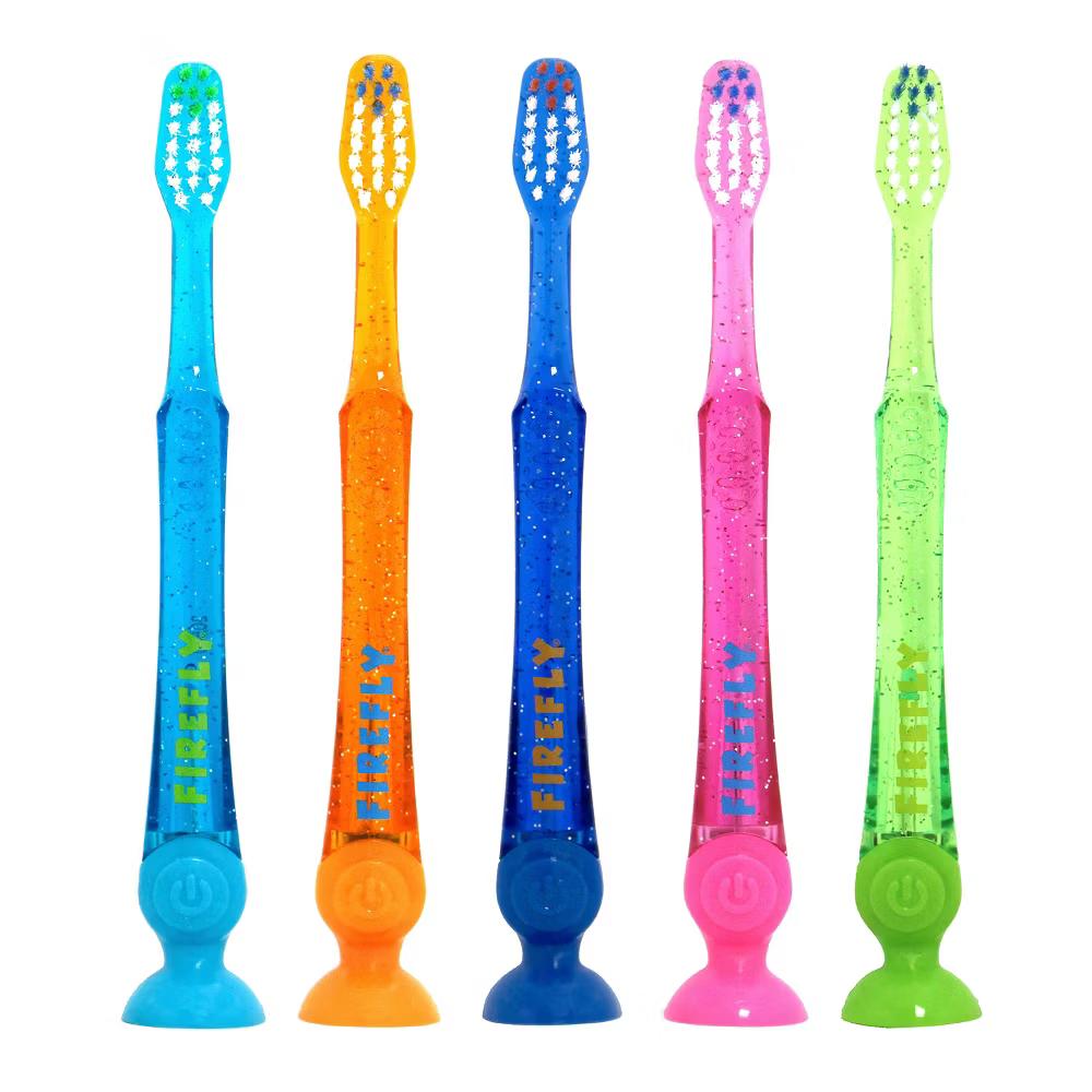 Firefly Kids' Light-Up Timer Manual Toothbrush - Soft - 2ct