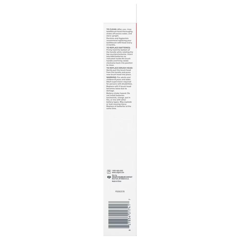 Total Active Prevention Battery Powered Electric Toothbrush - Soft - White - Image 13