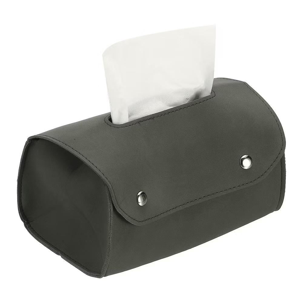 PU Leather Home Car Office Decorative Rectangular Tissue Box Cover - Image 13