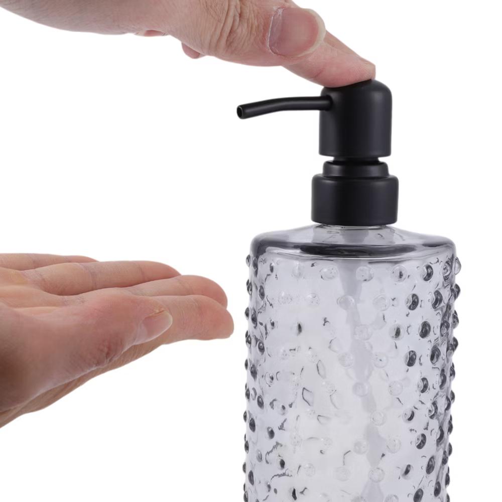 Elegant Polka Dot Pattern Soap Pump Dispenser for Bathroom 16.9oz 1 Pc - Image 27