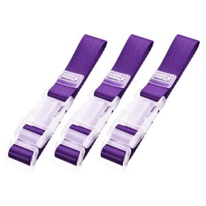 Travel Luggage Adjustable Buckle Belt Utility Strap 3 Pcs