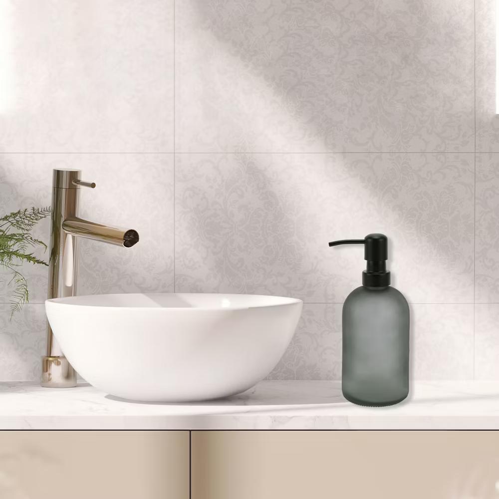 Simple Cylindrical Soap Pump Dispenser for Kitchen 400ml 1 Pc - Image 2