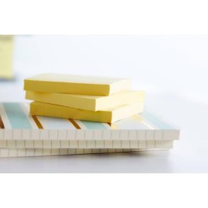 5pk 3" 3"Sticky Notes, 100 sheets/Pad - Canary Yellow