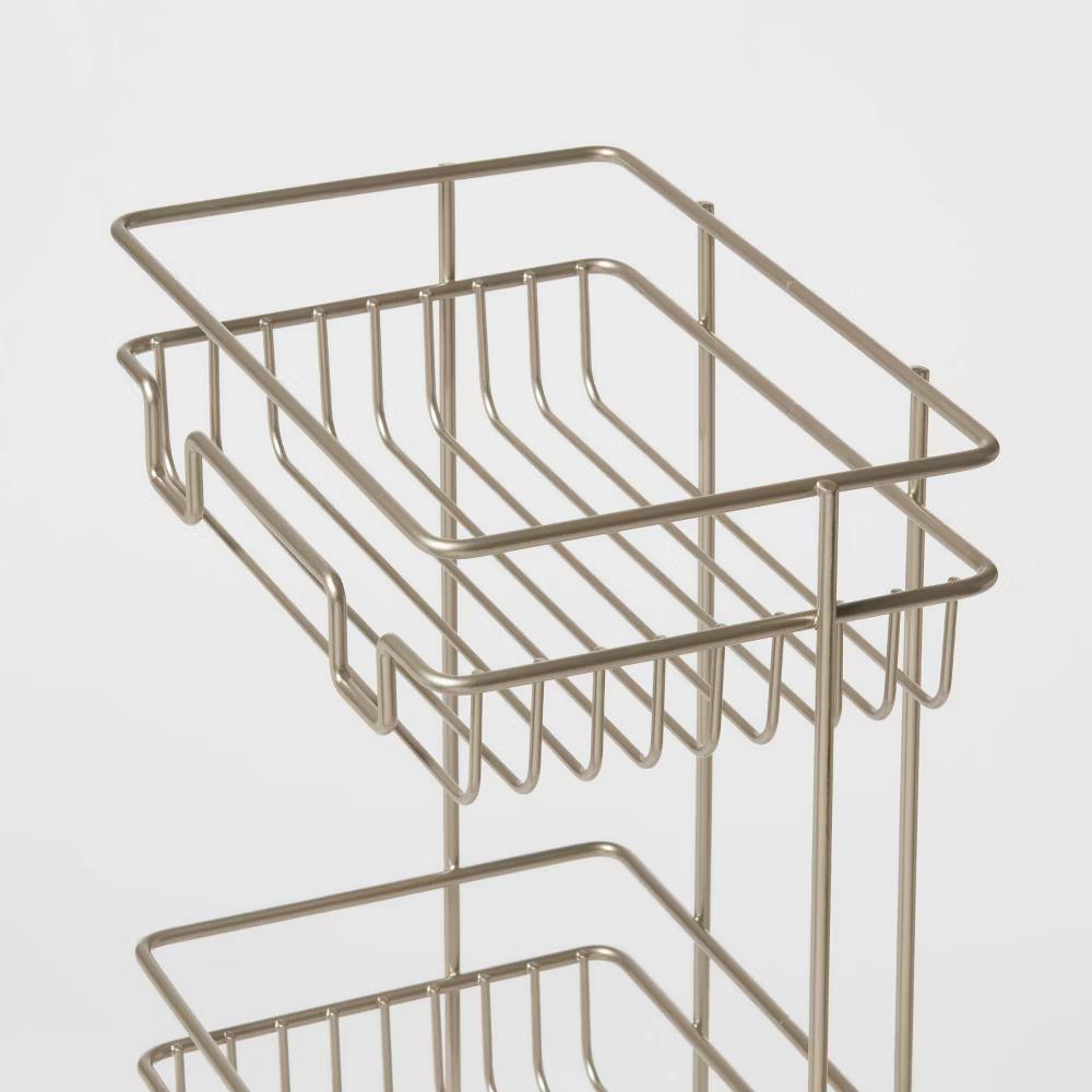 3 Tier Round Wire Shower Storage Tower - Image 10