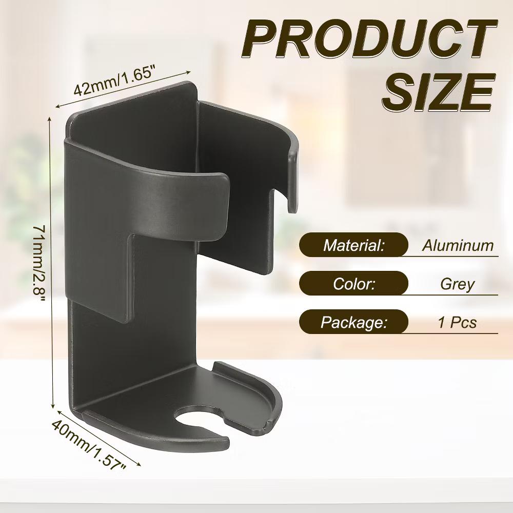 Electric Toothbrush Holder, Wall Mounted Aluminum Toothbrush Organizer - Image 12