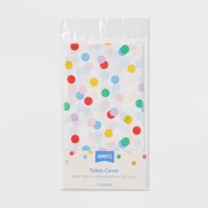 Happy Collection Confetti Dot Rectangular Table Cover