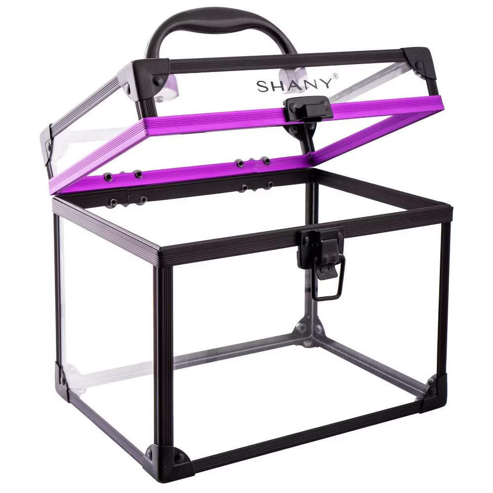 SHANY Clear Cosmetics and Toiletry Train Case - Image 21