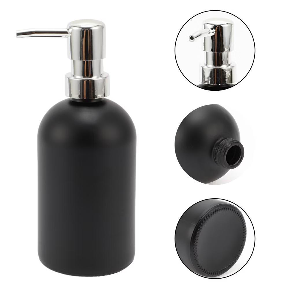 Classic Cylindrical Soap Pump Dispenser for Hotels 400ml 1 Pc - Image 11