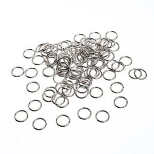 75pcs 10mm Stainless Steel Jump Rings Jewelry Making Findings Component