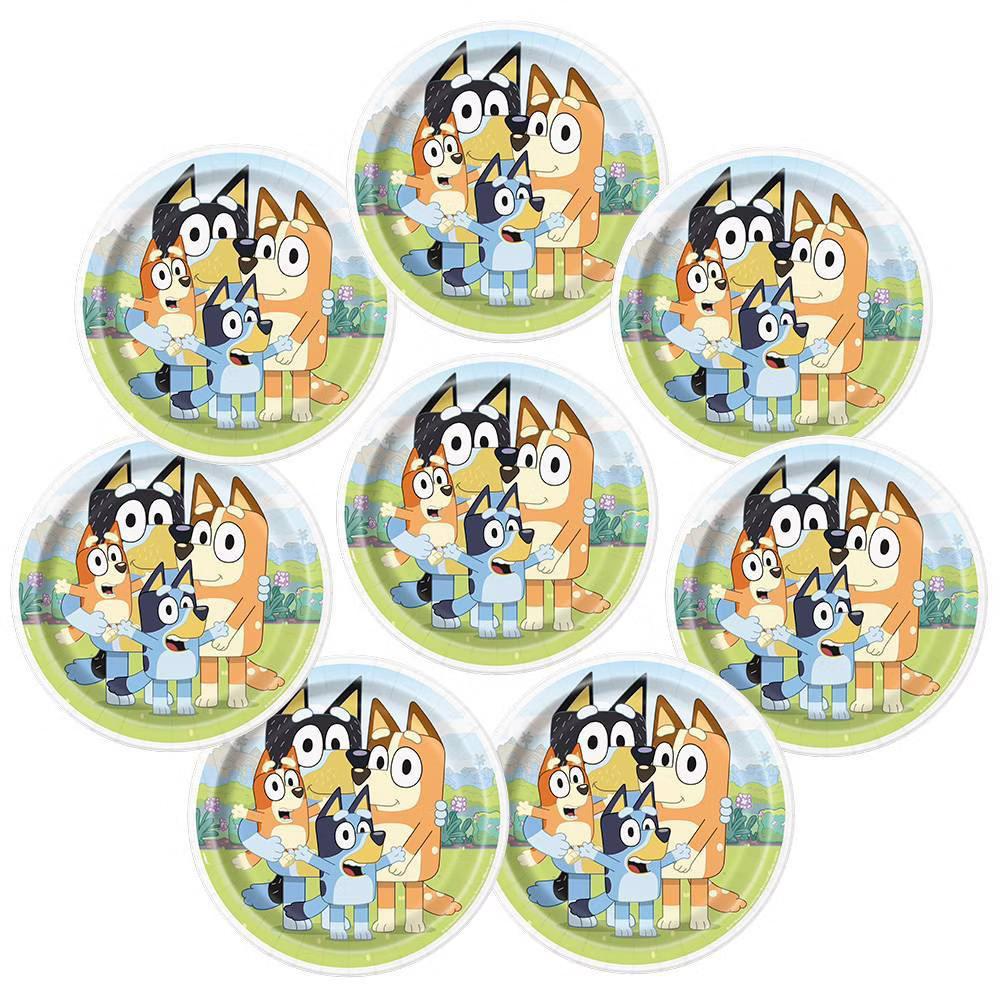 9" 8ct Party Dinner Paper Plates