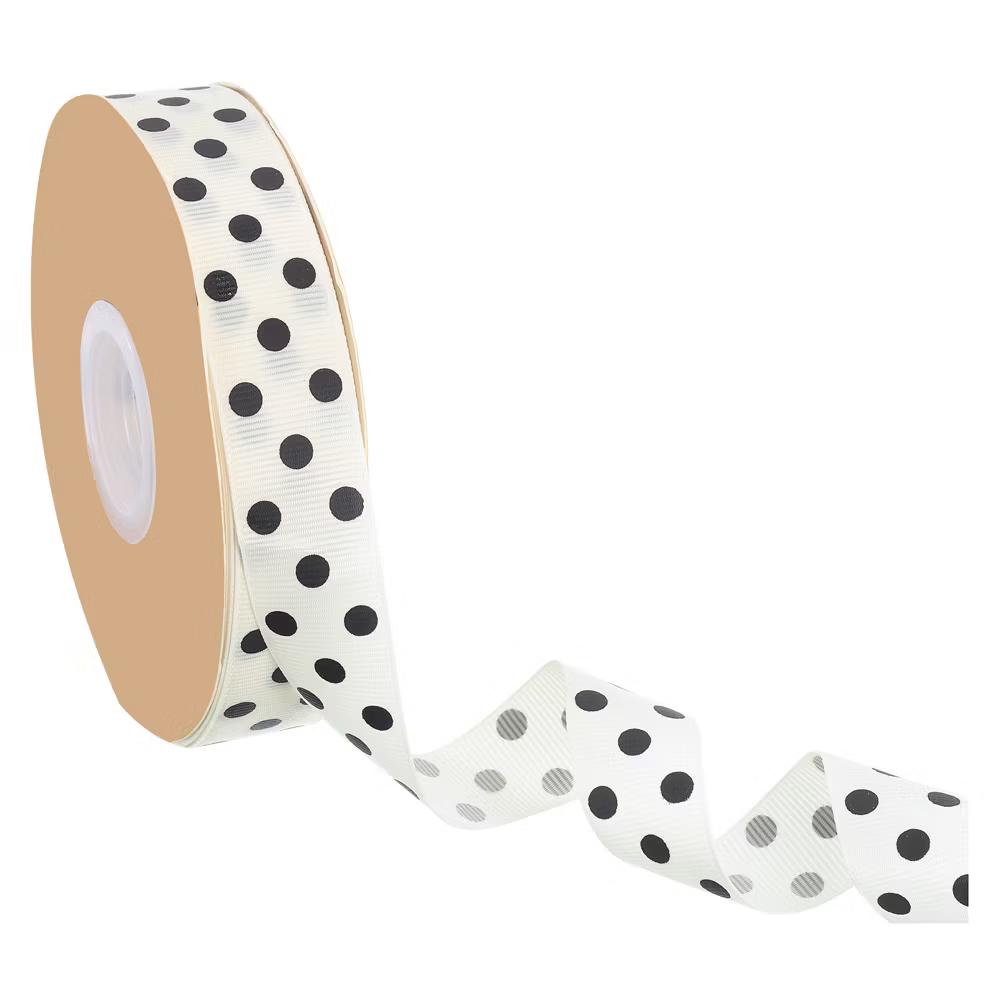 Wired Edge Craft Embellishments Polka Dot Grosgrain Ribbon 48 Yards - Image 5