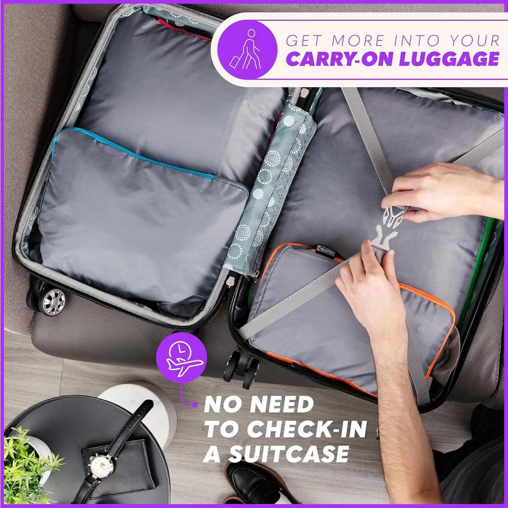 Blissford Compression Packing Cubes Travel, 4 Set - Image 11