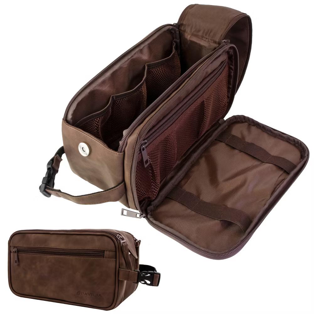 Toiletry Bag for Men, Travel Essentials Shaving Dopp Kit, Water Resistant Cosmetic Makeup Organizer Case - Image 51