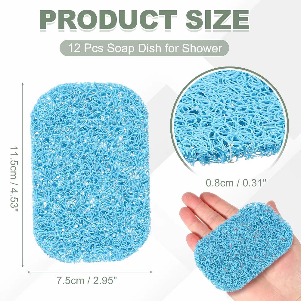 Soap Holder Pads, Soap Dish Saver Holder, Bar Dish Pads Non-Slip Self Draining - Image 9
