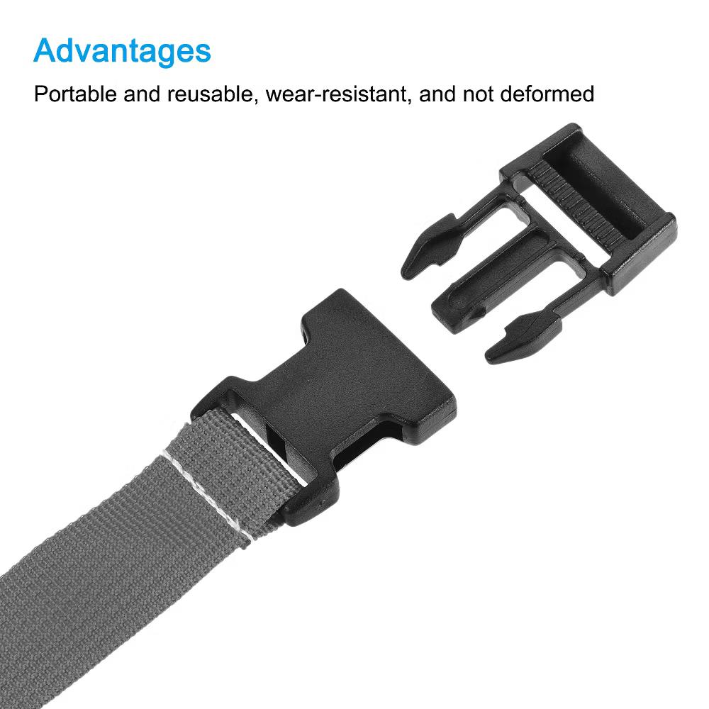 Travel Packing Adjustable Utility Strap with Buckle 2 Pcs - Image 6