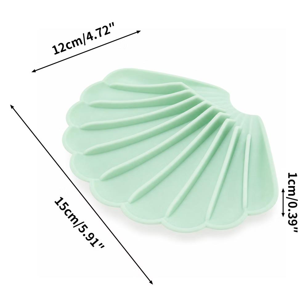 Seashell Shape Soap Dish 1 Pc - Image 6